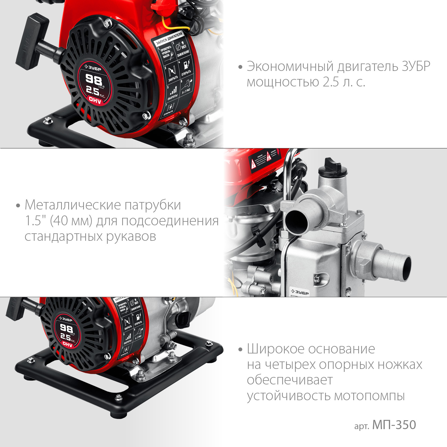 Мотопомпа бензиновая