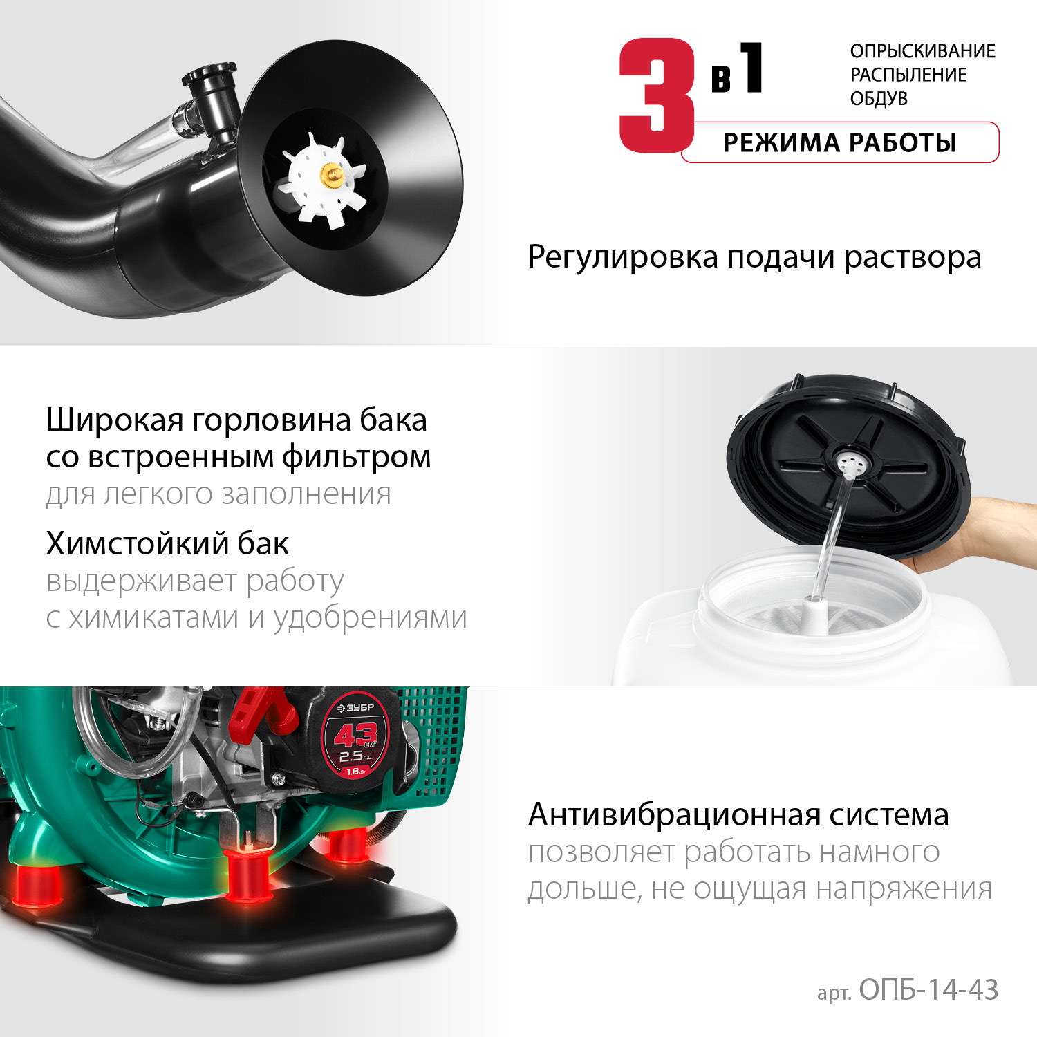 Опрыскиватель бензиновый