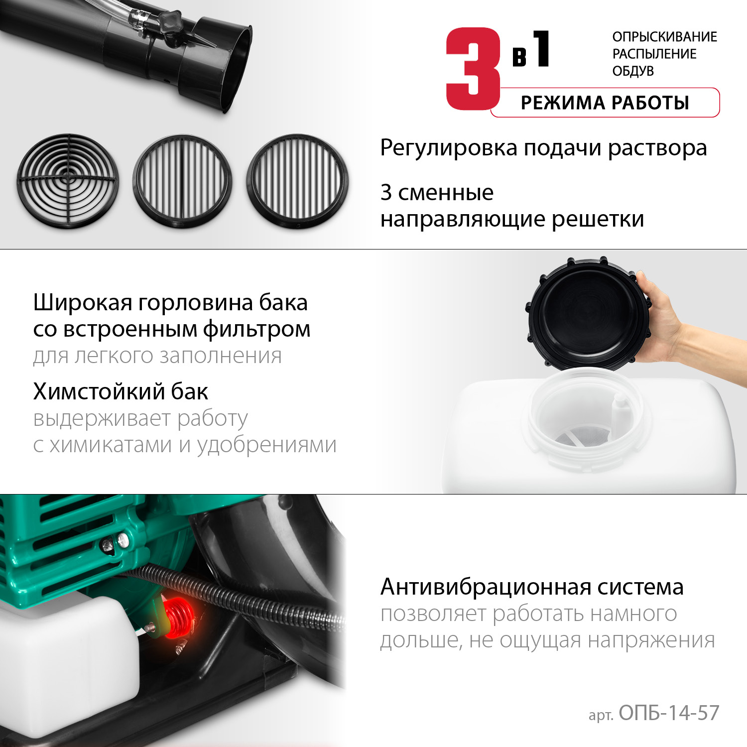 Опрыскиватель бензиновый