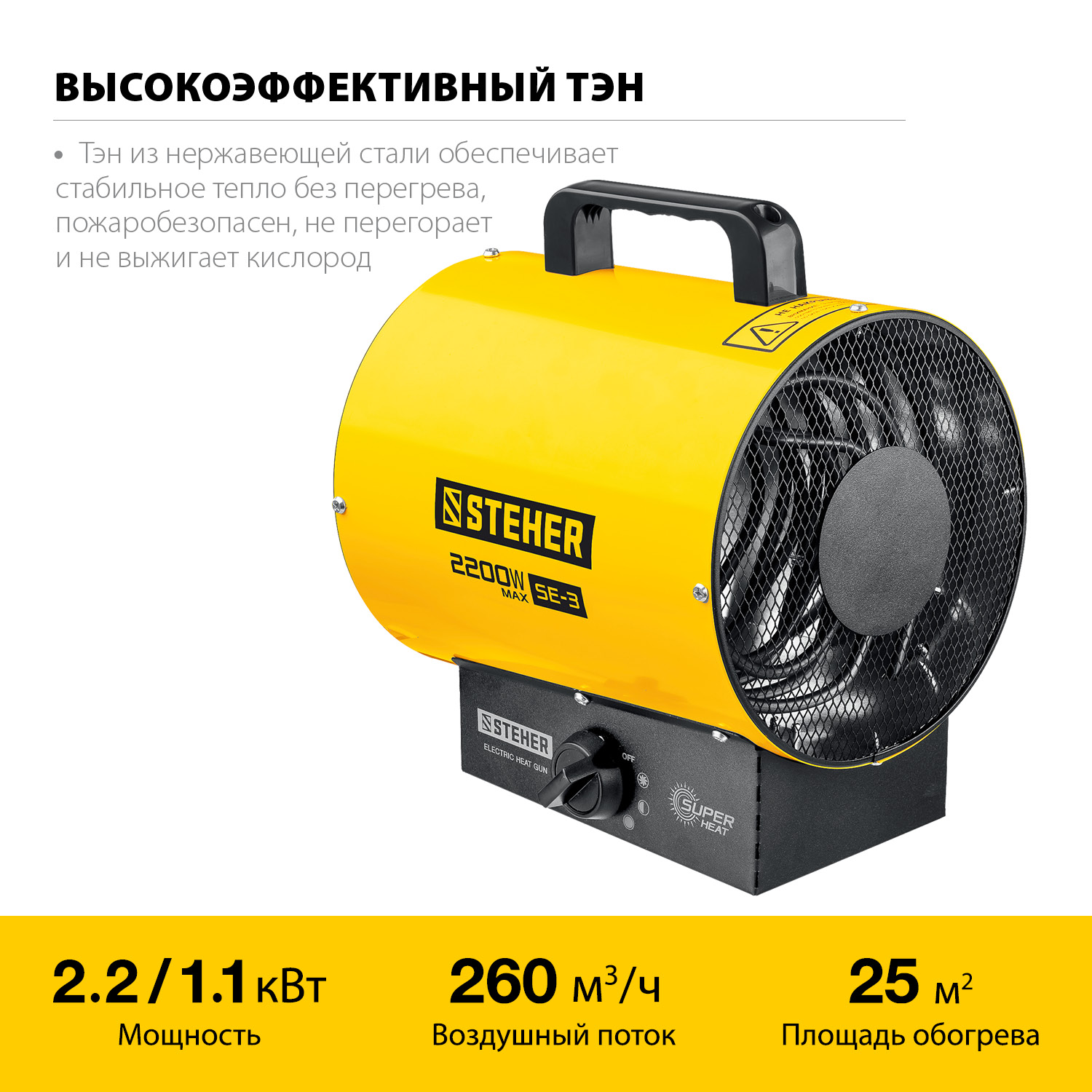 Тепловая пушка, компактная, SE