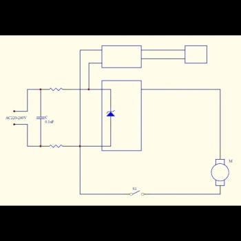 Блок электронный (регулятор скорости) в сборе с трансформатором