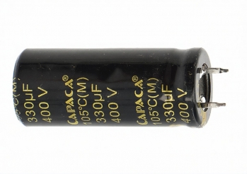 Конденсатор 330мкФ 400В (D22х50)