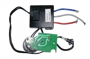 Блок электронный в сборе с регулятором скорости KZ15-12 KJ 230V # V000-004-431