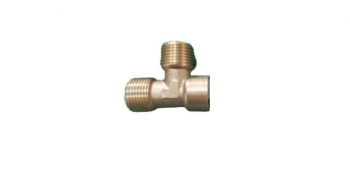 Патрубок тройник ZG3/8-G3/8-ZG1/4