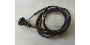Шнур сетевой H05RN-F Rubber 2Gх1мм2 2м
