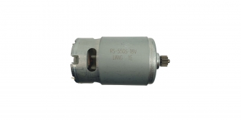 Двигатель RS-550 DC 18V (LIANG YE) с шестерней Z12 в сборе ss